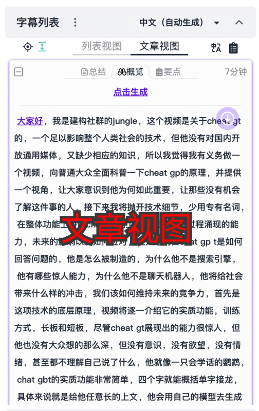 文章视图